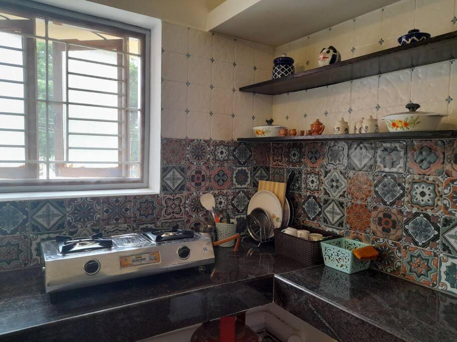 A Chettinad Villa In Coimbatore On The Way To Adiyogi And Nearer To Maruthamalai Ngoại thất bức ảnh