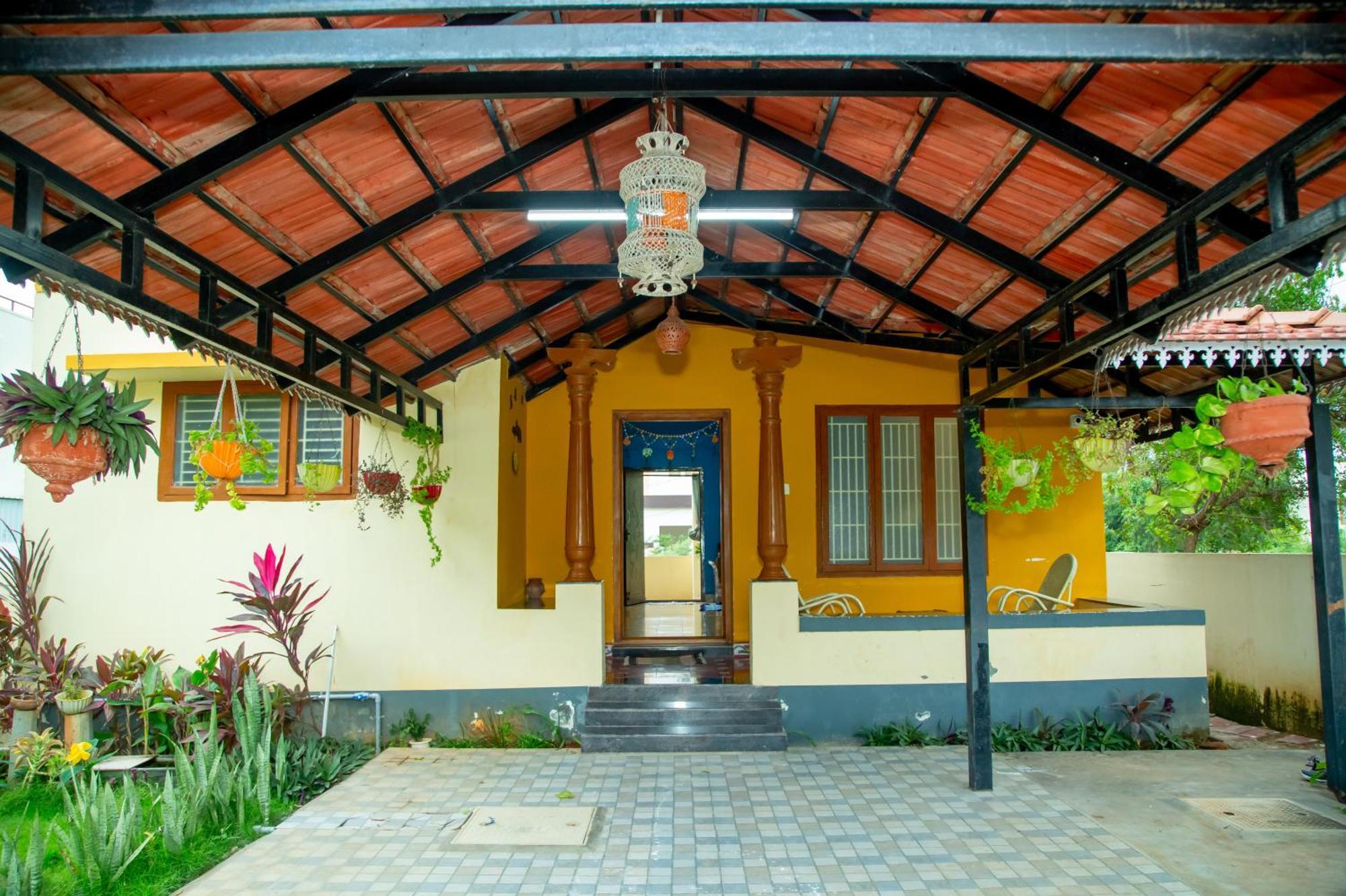 A Chettinad Villa In Coimbatore On The Way To Adiyogi And Nearer To Maruthamalai Ngoại thất bức ảnh