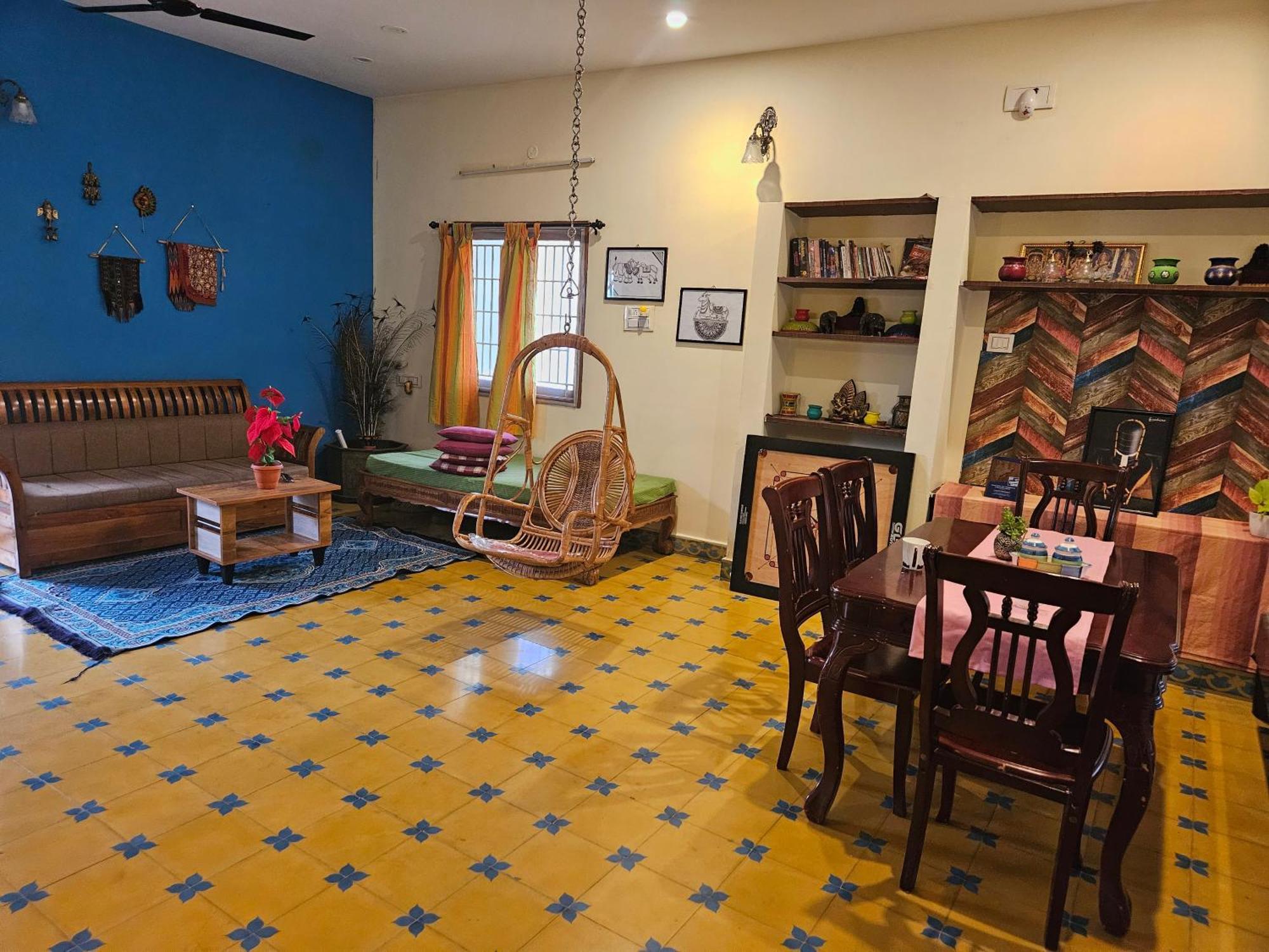 A Chettinad Villa In Coimbatore On The Way To Adiyogi And Nearer To Maruthamalai Ngoại thất bức ảnh